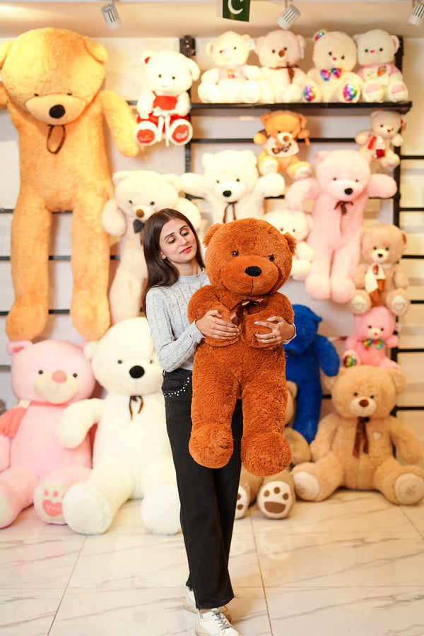 Soft And Huggable Jumbo Brown Teddy Bear 100cm - Giant Teddy Bear