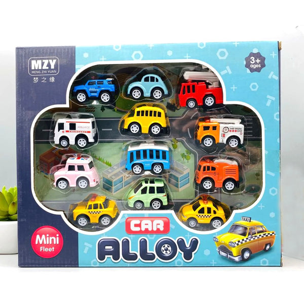 Colorful Dinky Racing Alloy Car 12-Pcs