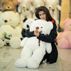 Soft And Huggable Jumbo White Teddy Bear 100cm - Giant Teddy Bear