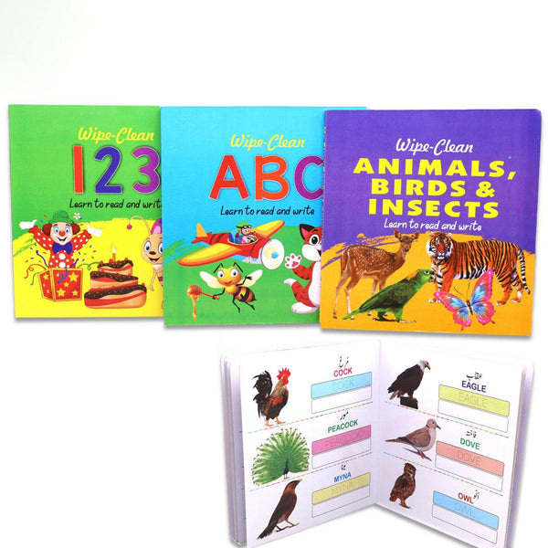 6 Books Wipe & Clean