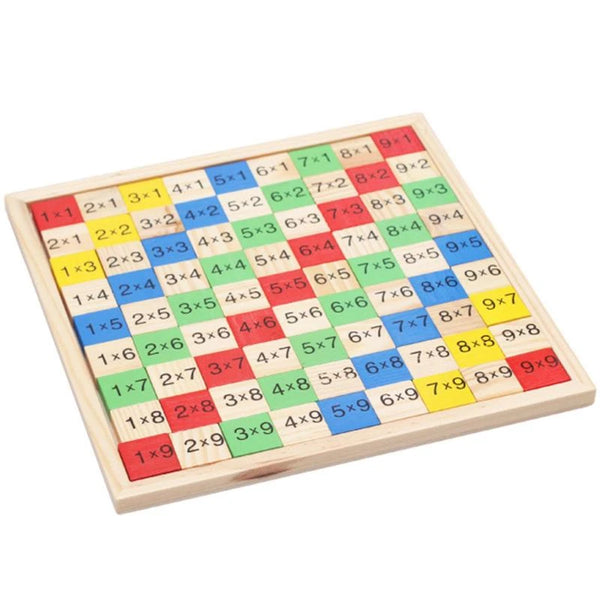 Wooden Board Table Math Game