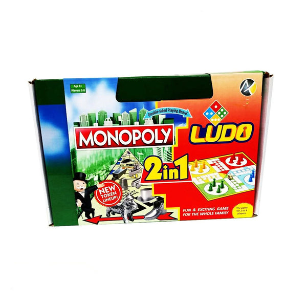 MONOPOLY AND LUDO 2 IN 1 GAME