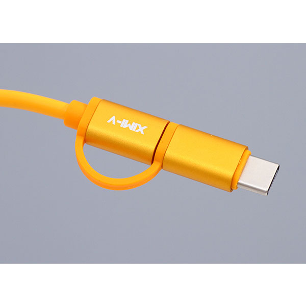 2-in-1 Sync and Charge Cable (1m) (Mango)