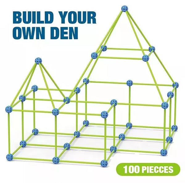 DIY Building Blocks Glowing In The Dark Educational Kids Toys – 100 Pieces