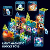 Light Magnetic Tiles Building Blocks for Kids (49 Pc)