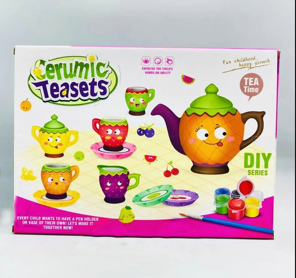 16 Pieces DIY Ceramic Tea set