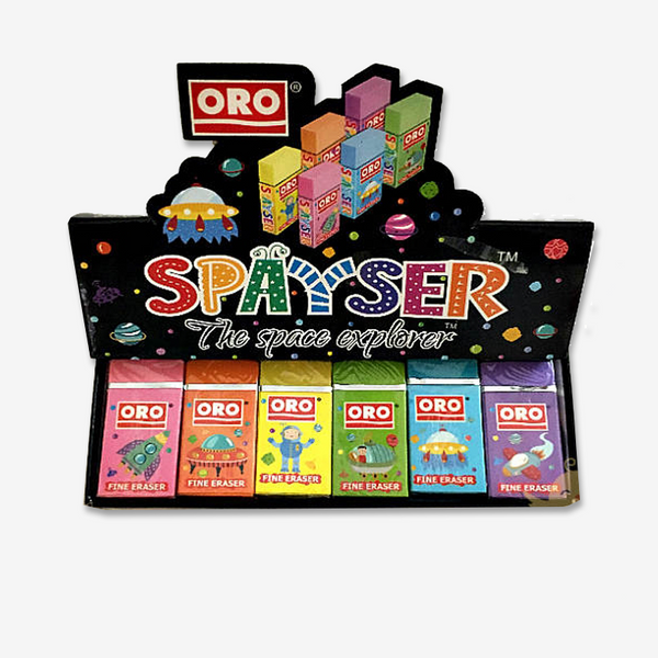 ORO Spayser Erasers 36 Pcs