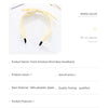 Fresh Imitation Pearl Bow Headband