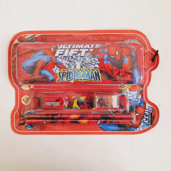6pc Stationery Set – Spider Man