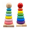 Wooden Rainbow Tower SmallW-9