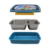 2 Compartments Stainless SteelLunch Box