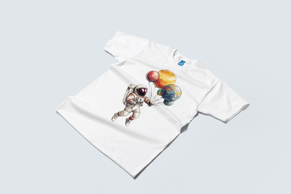 Whimsical Space Adventure T-Shirt