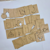 26-Piece English Alphabet Wooden Learning Puzzle Set for Kids (A–Z Letters with Pictures)
