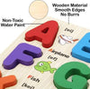 3D Capital ABC Guide Learning Wooden Board