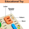 3D Capital ABC Guide Learning Wooden Board