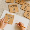 🧠 Wooden Number Stencil Learning Set (1–10)
