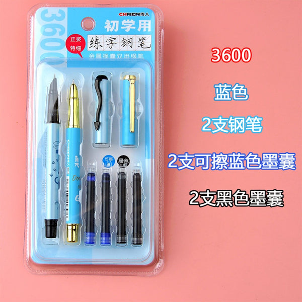 Cute Metal Body Fountain Pen Set With Refill