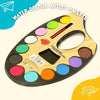 Water color artist palette with paint brush 12 Pcs