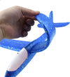 Throwing Foam Plane With LED Light