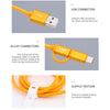 2-in-1 Sync and Charge Cable (1m) (Mango)