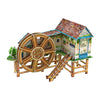 Water wheel Villa jigsaw Puzzle Set Toys For Kids | Beautiful Village House Stairs And Big Wheel