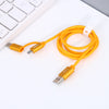 2-in-1 Sync and Charge Cable (1m) (Mango)