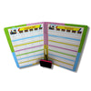 8 in 1 Write and Wipe Practice Book With Marker And Duster