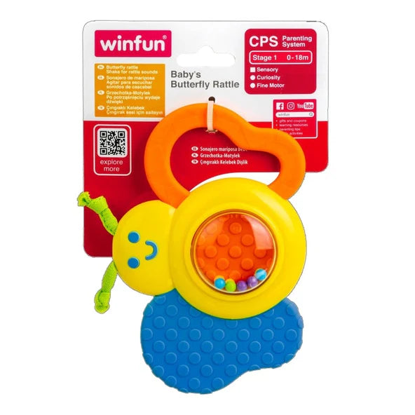 Winfun - Baby Butterfly Rattle