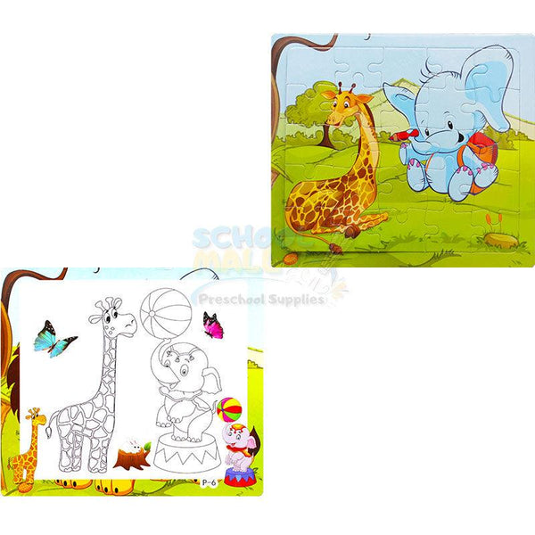 Animal Puzzle Painting & Writing Board