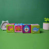 Set of 8 Educational Foam Cubes Coloured Cubes for Baby Large size.