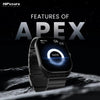 HIfuture APEX 2.04″ AMOLED Premium Stainless Steel Wireless Smart Calling Watch – Black