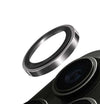 Uniq Optix Saphhire Camera Lens Protector with Stainless Steel Frame for iPhone 15 Pro – Chrome Grey