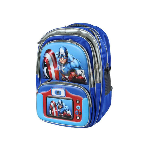 Captain America Embossed School Bag 17 inch (1762)