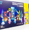 82 Pieces 3D Magnetic Building Blocks With Electric Light