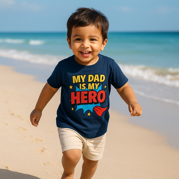 My Dad is My Hero Kids T-Shirt