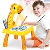 Giraffe Projection Painting Table with Music