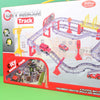 City Rescue Track Toys With Different Types Fire Brigade Track, Rescue Track With Red Color