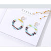 Colorful Cellulose Acetate Hoop Earrings