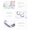 Colorful Cellulose Acetate Hoop Earrings