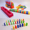 Dominoes 80 Pcs Train Set Electric Domino Train Kids Toy Automatic Car