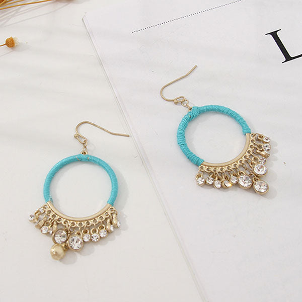 Graceful Hoops Dangle Earrings