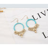 Graceful Hoops Dangle Earrings