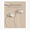 Stylish Simple Metal In-ear Wired Earbuds TC-02