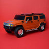 Pull Back Hummer Die Cast Truck Toys For Kids Friction Cars Die-Cast Cars Toys | Rust Red/Yellow/Green