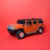 Pull Back Hummer Die Cast Truck Toys For Kids Friction Cars Die-Cast Cars Toys | Rust Red/Yellow/Green