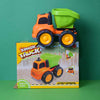 Friction Powered Cars, Push and Go Construction Vehicles Toys | For Small Builders