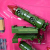 Minatory Force Truck Toy Set For Kids With Missiles - Green