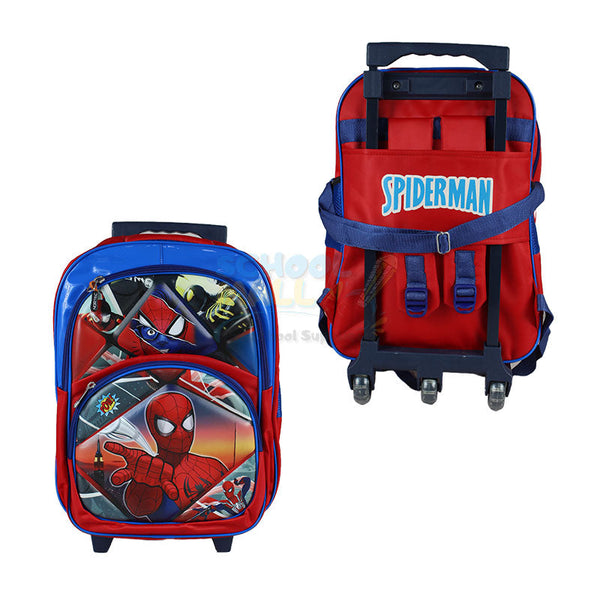 SpidermanEmbossed Trolley School Bag 17 inch (1756)