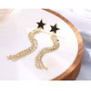 Star Long Tassels Earrings