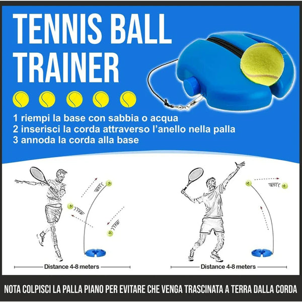 Self Cricket and Tennis Practice Training Tool